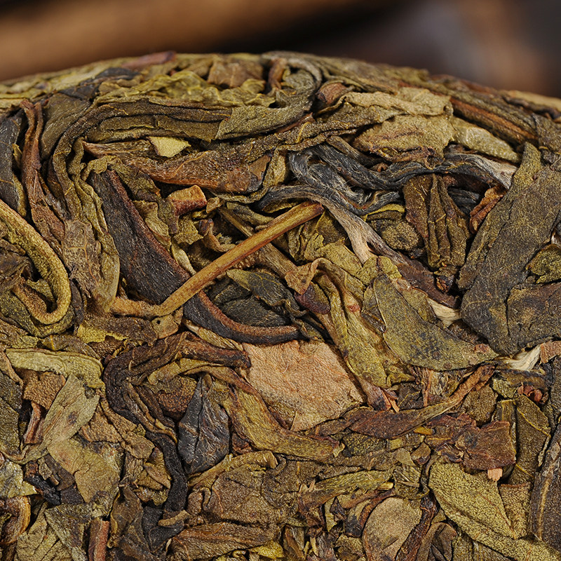 2018年200g古树金叶黄金叶云南冰岛生普茶饼普洱茶普洱