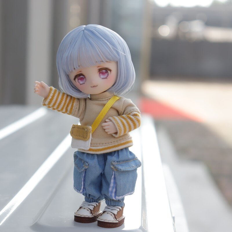 现货莫里ob11娃头122cm头围娃娃parabox成品定制bjd娃娃