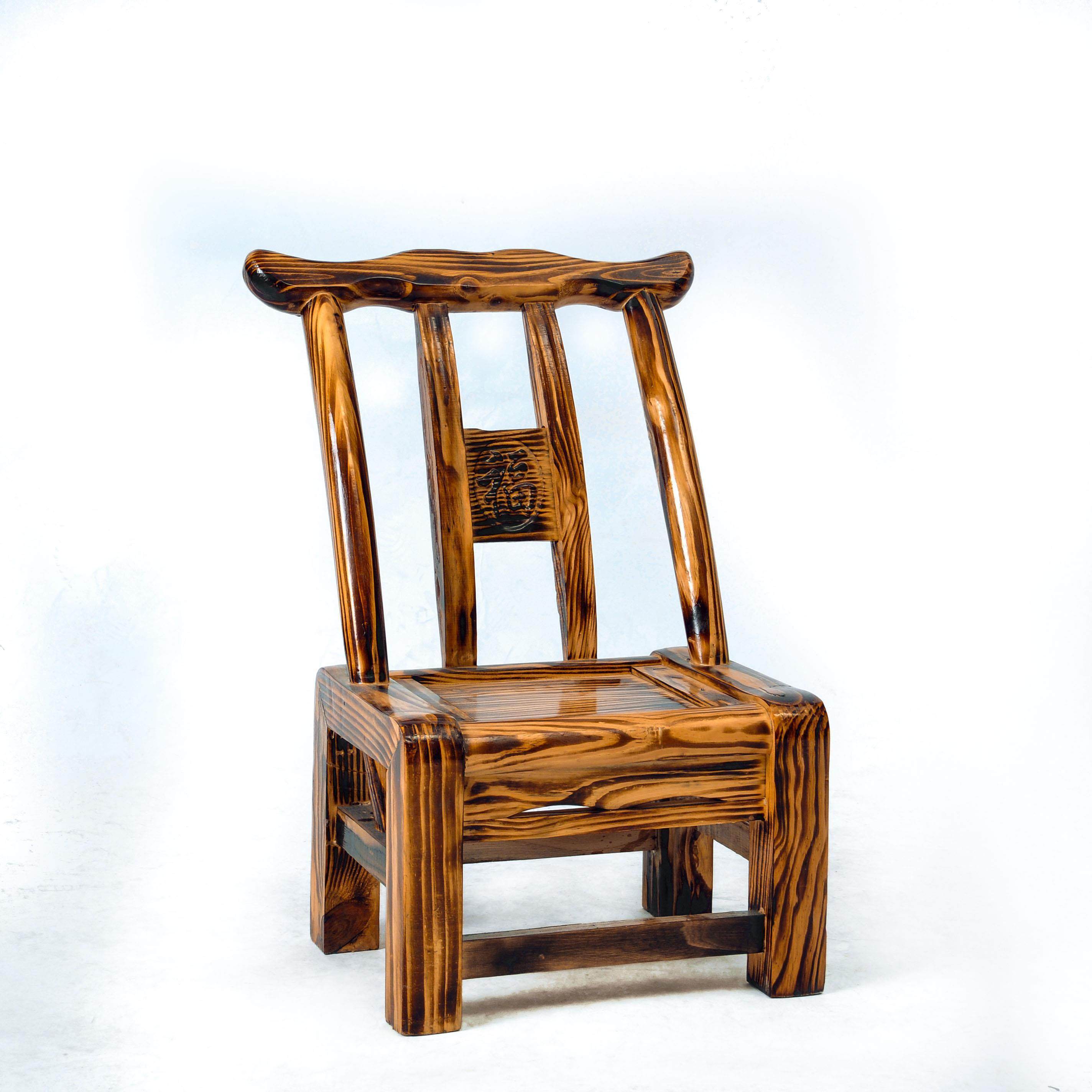 椅子中式餐椅木头老式木质传统家用餐厅老年人餐椅