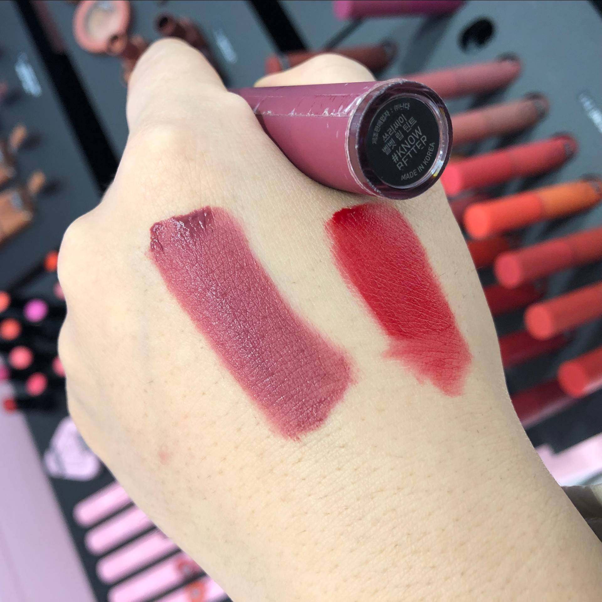 韩国3ce丝绒雾面唇釉口红女taupe哑光砖红色玛莎拉红色限量新