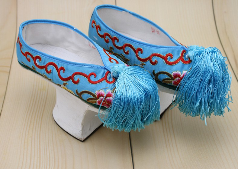 古装清朝贵妃宫女鞋旗鞋延禧攻略鞋格格鞋旗鞋花盆底鞋旗鞋甄嬛鞋