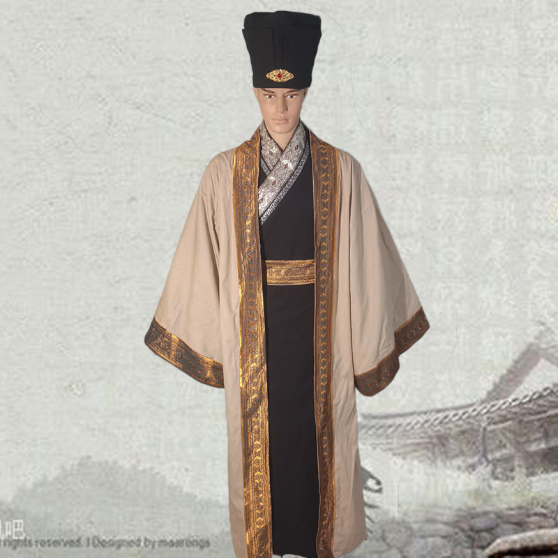 古装男士汉服古代老爷员外进士诗人戏服深衣民族服装