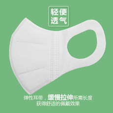 绿盾M90一次性3D立体口罩防尘透气防雾霾防花粉成人儿童口罩 绿盾M90一次性3D立体口罩防尘透气防雾霾防花粉成人儿童口罩