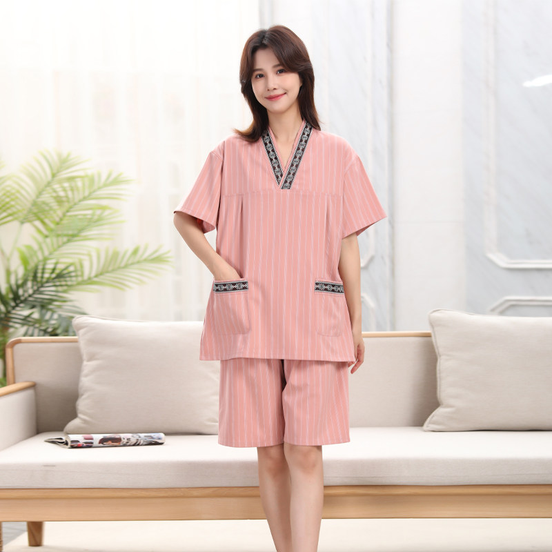 汗蒸服女纯棉洋气浴衣汉蒸衣服情侣桑拿服大码汗蒸服
