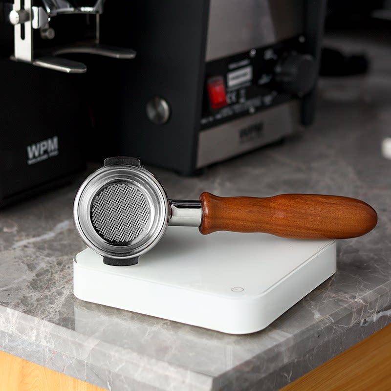 无底手柄爱宝火箭e61冲煮头萃取咖啡配件实木配套器具