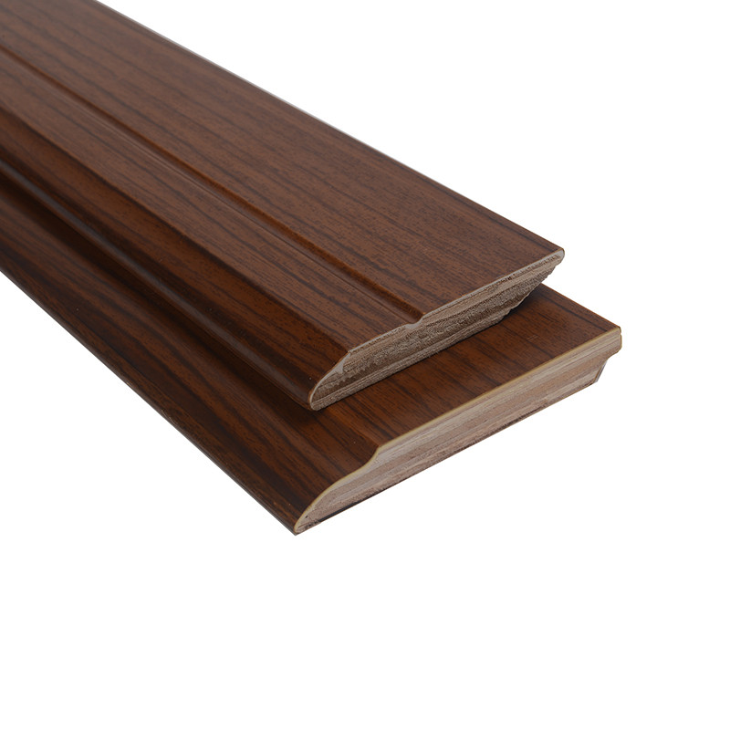 实木免漆踢脚线5cm烤漆白色6厘米多层木地板贴脚线客厅灰色地脚线