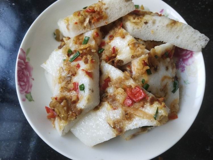 舌尖上焙糕发糕切糕披萨现做美食真空包装衢州常山特产汽糕