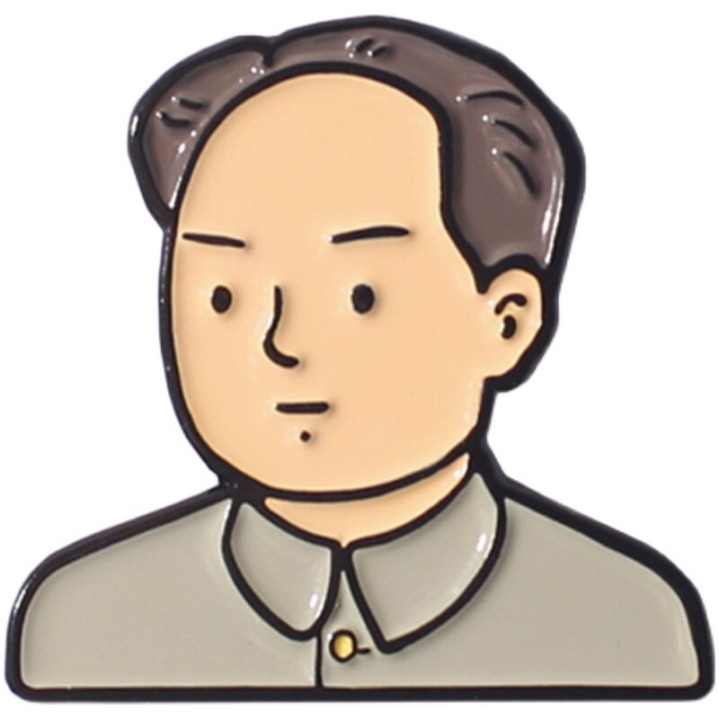 banjitino原创自制伟大领袖徽章胸针祖国万岁装饰品胸针