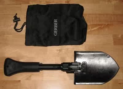 工兵现货美国进口gerber小型两折野营北约制式工兵铲