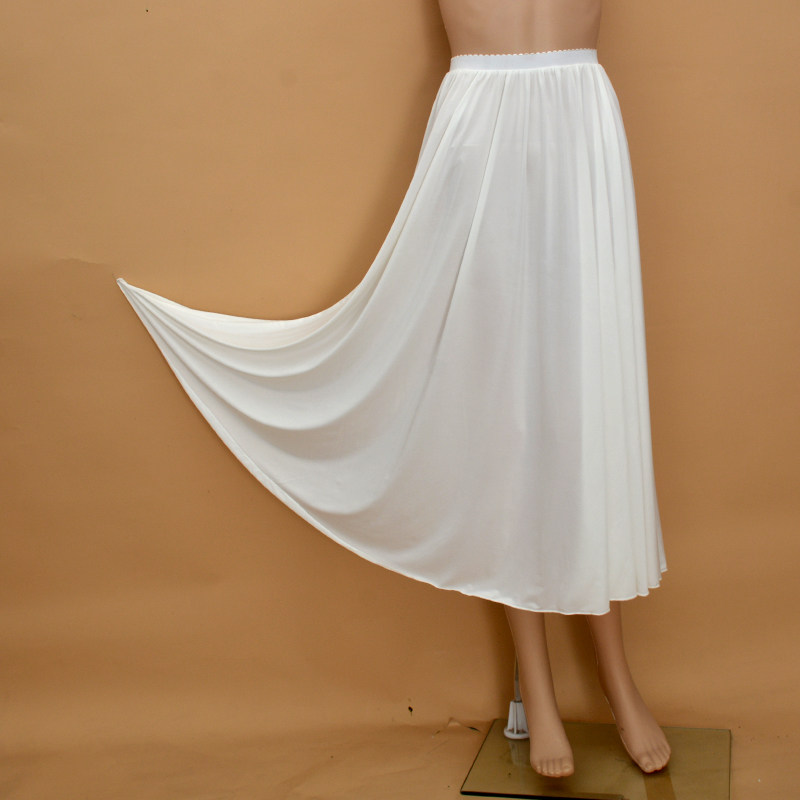 大码汉服衬裙mm200斤马打底裙防安全高腰显瘦半身裙