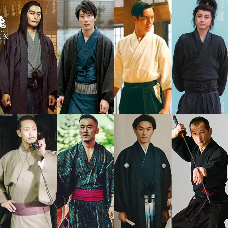 剑客日本本公子浪人武士东洋客服棉麻和服武侠民族服装