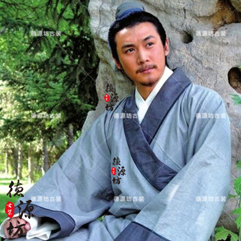 苏东坡苏轼同款影视古装宋朝诗圣诗人书生文人农民百姓棉麻演出服