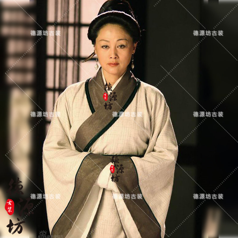 春秋战国时期孔雀东南飞同款影视古装汉服少奶奶老太太夫人民族服装