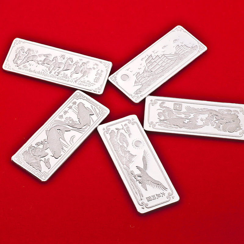 九乾足银实心银条999 5克10克20克30克创意白银礼物 投资收藏送礼