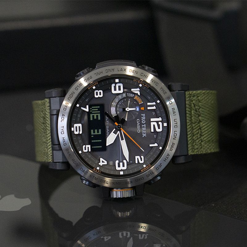 卡西欧手表男PRW-6600YB户外运动登山表光动能电波表50/60Y/YBM