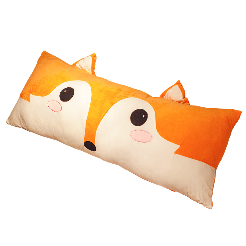 卡通枕头儿童公主拆洗靠背头大长条抱枕夹腿靠垫