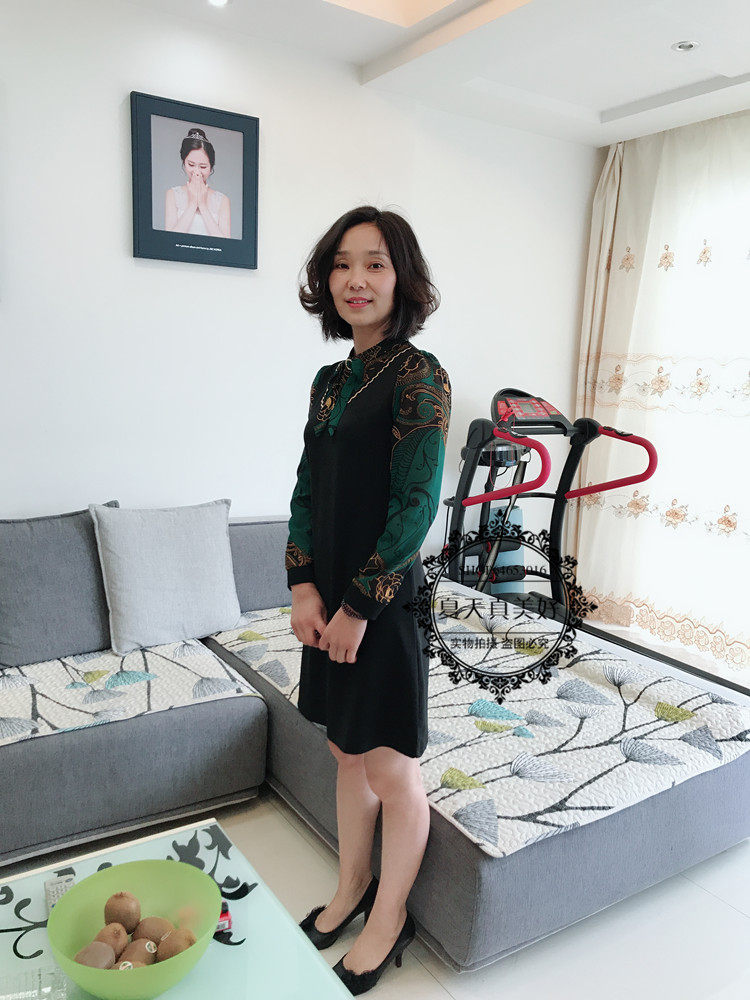 [玲姐]真人妈妈装买家秀拍摄中老年女装鞋子围巾配饰买家秀拍摄