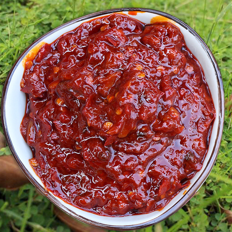 郫县豆瓣酱四川特级红油香辣豆瓣酱农家手工自制辣椒酱炒菜用350g