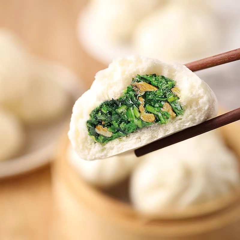 山姆代购香菇青菜鲜肉包猪肉荠菜包子袋装冷冻面包早餐点心糕点