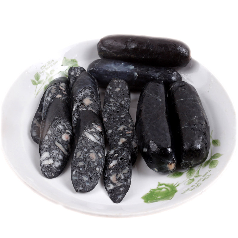 香肠墨鱼墨汁平海风味烤肠地道西餐便当黑色香肠