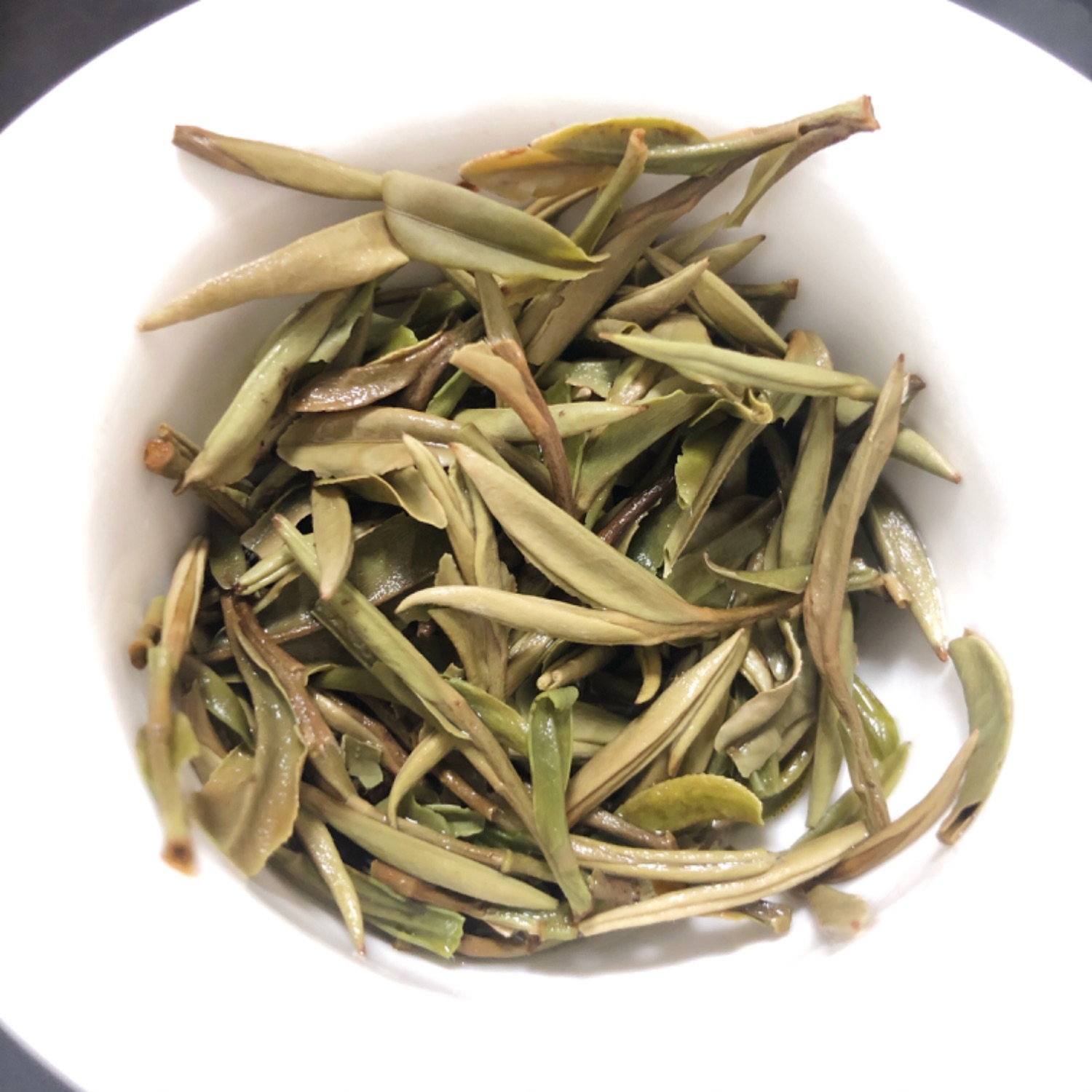 2018年政和高山特级白牡丹白茶散博逸茶业白牡丹