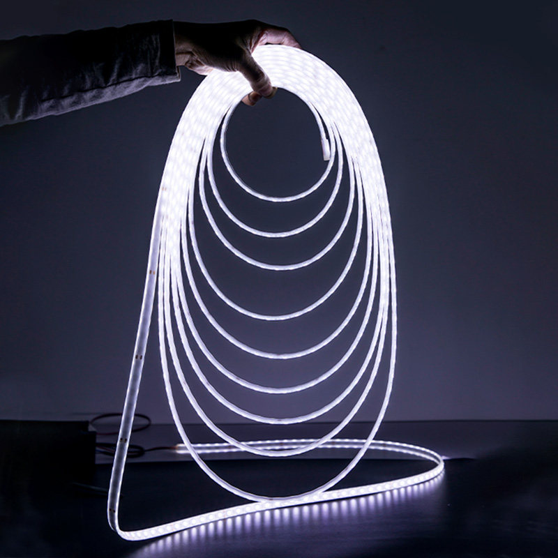 24v水下鱼池鱼缸led水底景观硅胶套管泡水led灯带