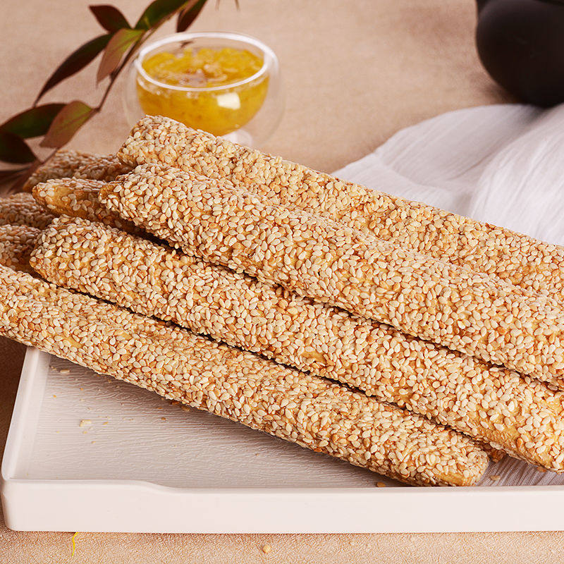 农家纯手工香酥麦芽糖麻糖棍空心酥糖芝麻杆灶糖棒棒糖果零食年货