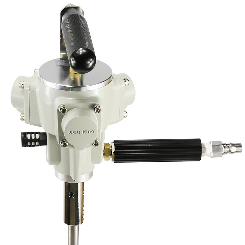 wolfking5加仑手提式气动搅拌机油漆涂料搅拌器气动搅拌机