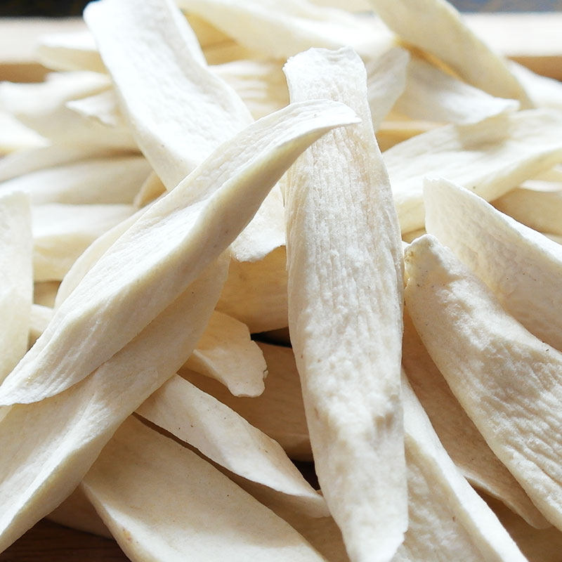 自制太阳晒干垆土铁棍山药片无硫无添加无皮怀/淮山片 500克 包邮