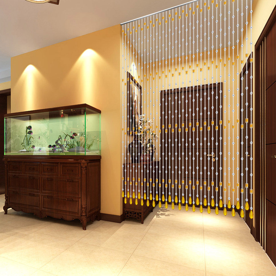 水晶客厅垂帘挂帘厕所大门帘子卧室珠帘玄关珠帘
