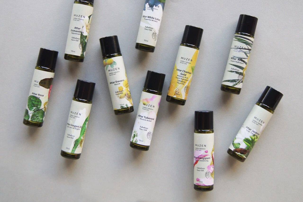 现货授权台湾根本芳疗attar红花缅栀平衡净脂复方精油