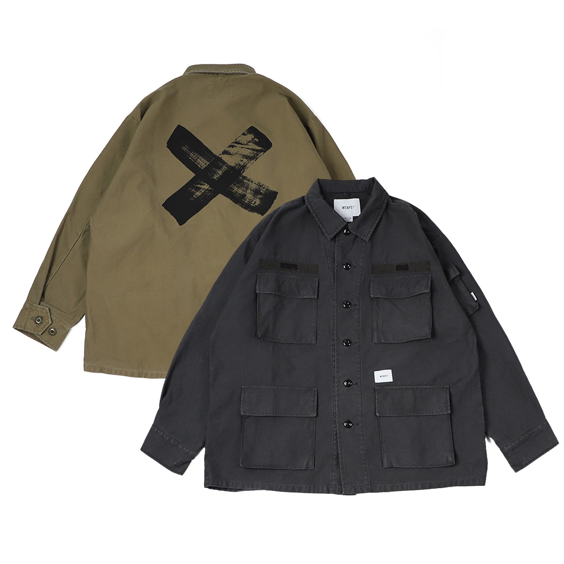 wtaps外套军事日系工装夹克四袋20ssshirtls夹克