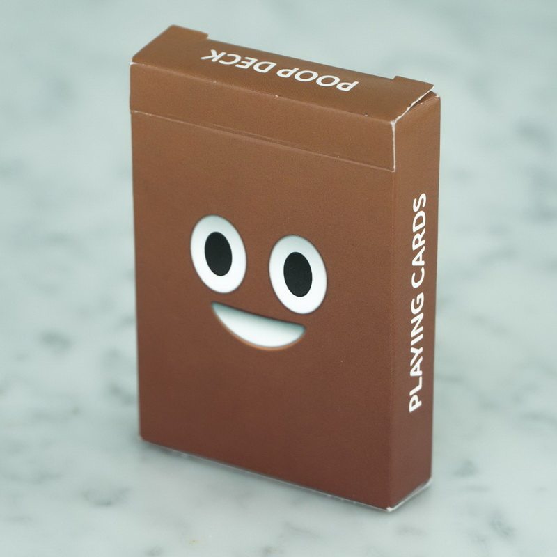 汇奇进口收藏创意花切扑克牌poopemoji大便便便魔术道具