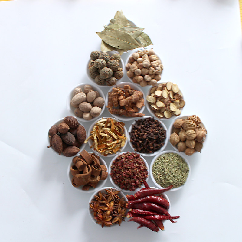 家用香料调料大全八角草果桂皮大料香叶甘草丁香饭店送卤料袋包邮
