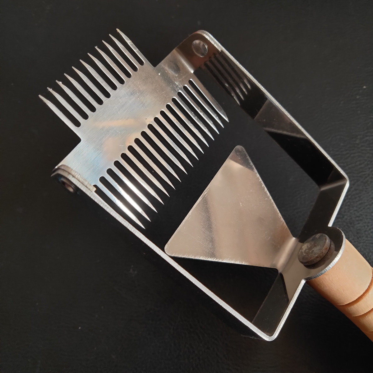 新型割蜜叉多功能锋利超薄不锈钢针式割蜜刀割蜡盖取蜂蜜养蜂工具