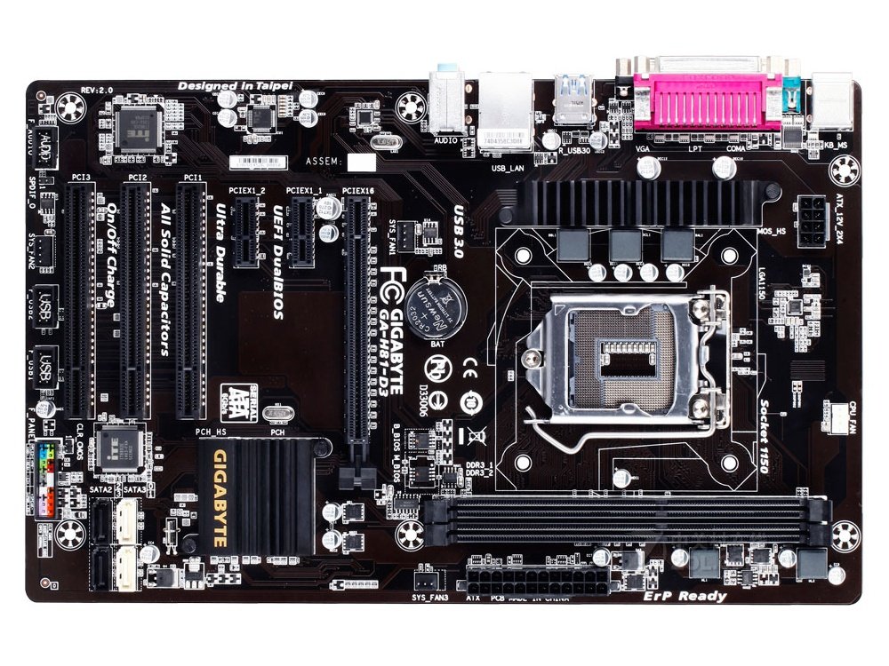 b85华硕gigabyte技嘉b85md3v微星小板主板1150针h81主板