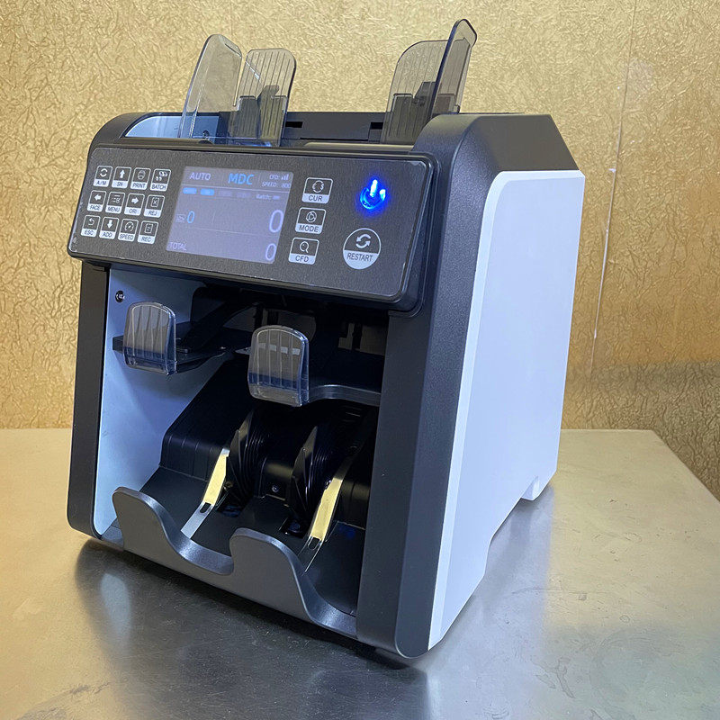 多国外币立式两口清分分机美金港币南非欧元点钞机