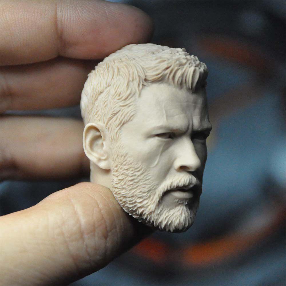 雷神阿展定制复仇者联盟托尔索尔兵人配件头雕兵人专区