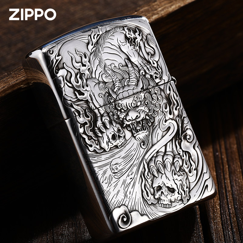 zippo雕刻大师鬼王介绍图片