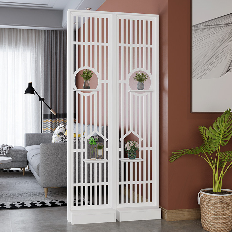 现代简约屏风隔断客厅卫生间办公室置物架进门玄关小户折屏