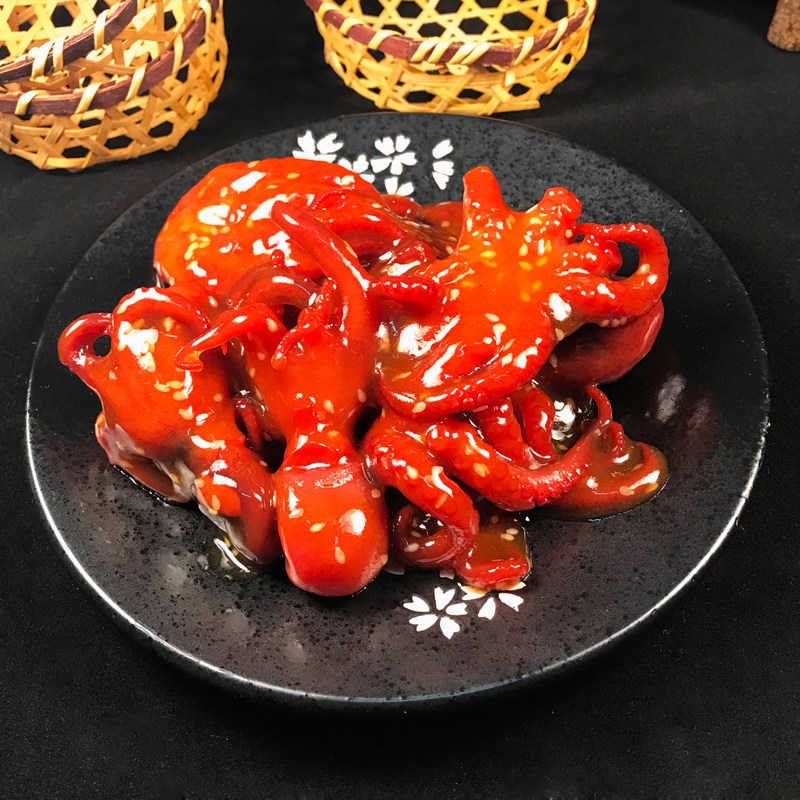 八爪鱼芝麻麻味寿司小吃即食紫菜包饭材料食材寿司料理