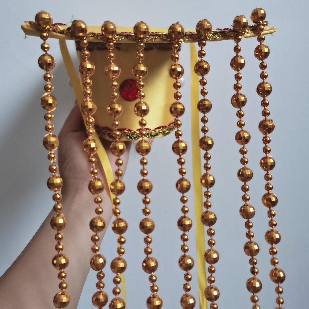 头饰古装皇帝头冠帽子玉皇大帝玉帝古代新款珠帘