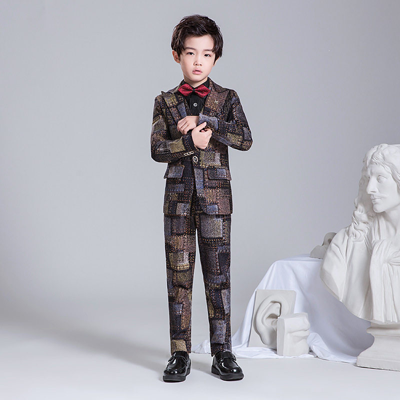 出租男童模特走秀个性霸气时装礼服租赁男孩儿童礼服