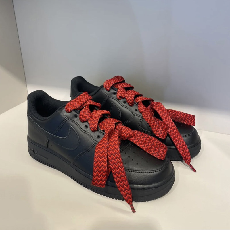 适配airforce做旧粗棉麻绳米色白色咖啡空军一号鞋带