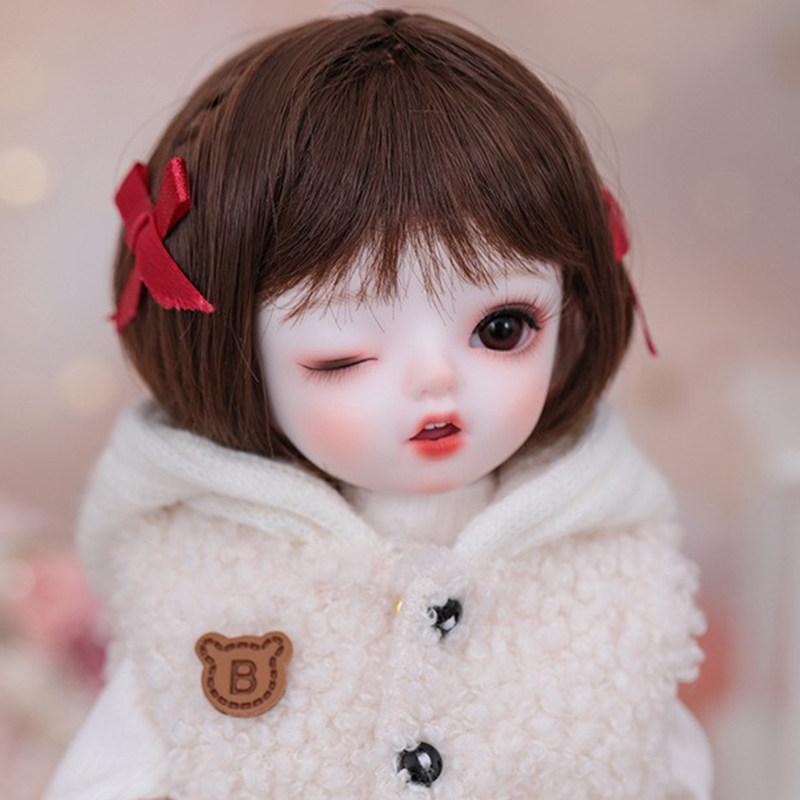 bjd6娃娃眨眼卡肉carol关节人偶sd女娃全套bjd