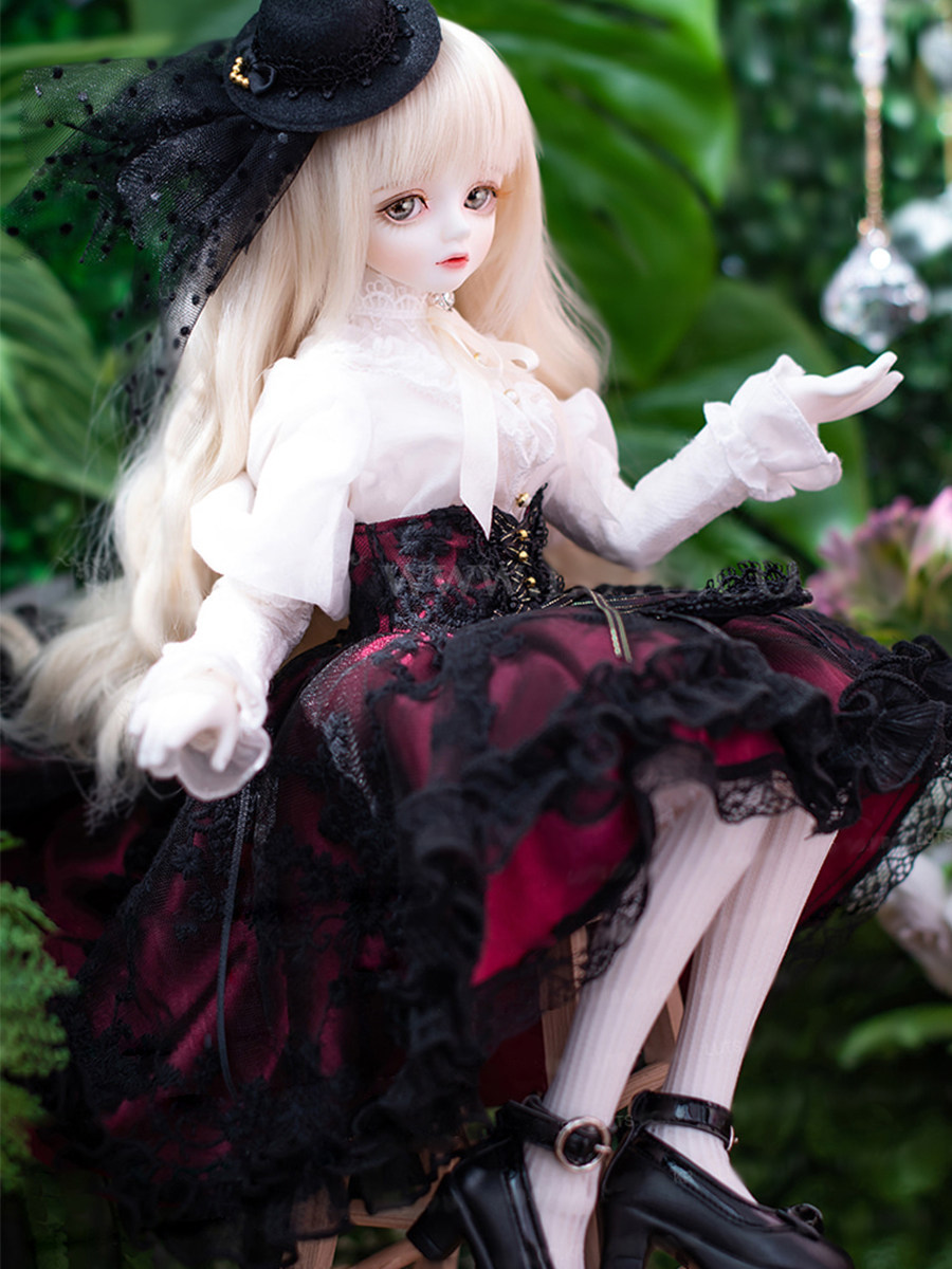 娃娃bjdsd4分女cherry套装关节可动玩偶动漫bjd