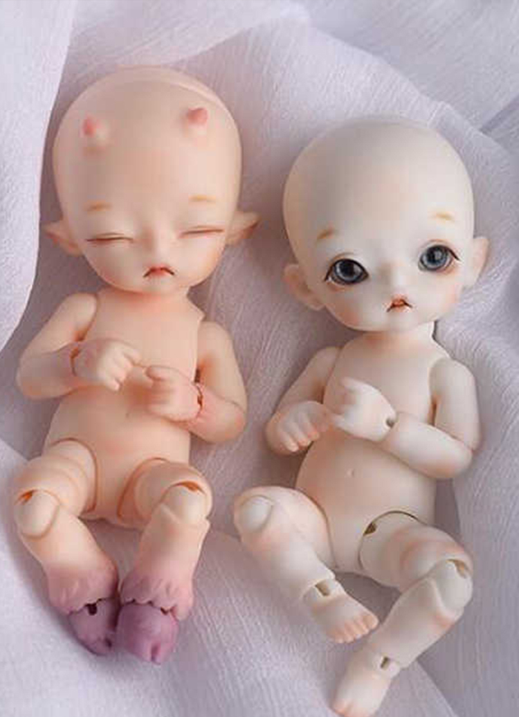 bjd娃娃sdpuka小山羊12分迷你小宠树脂关节bjd