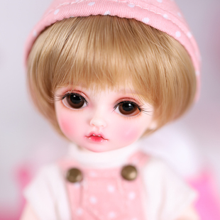 套装 同款 8女娃bambi 新款 礼品 bjd娃娃衣服1 可爱粉色背带裤