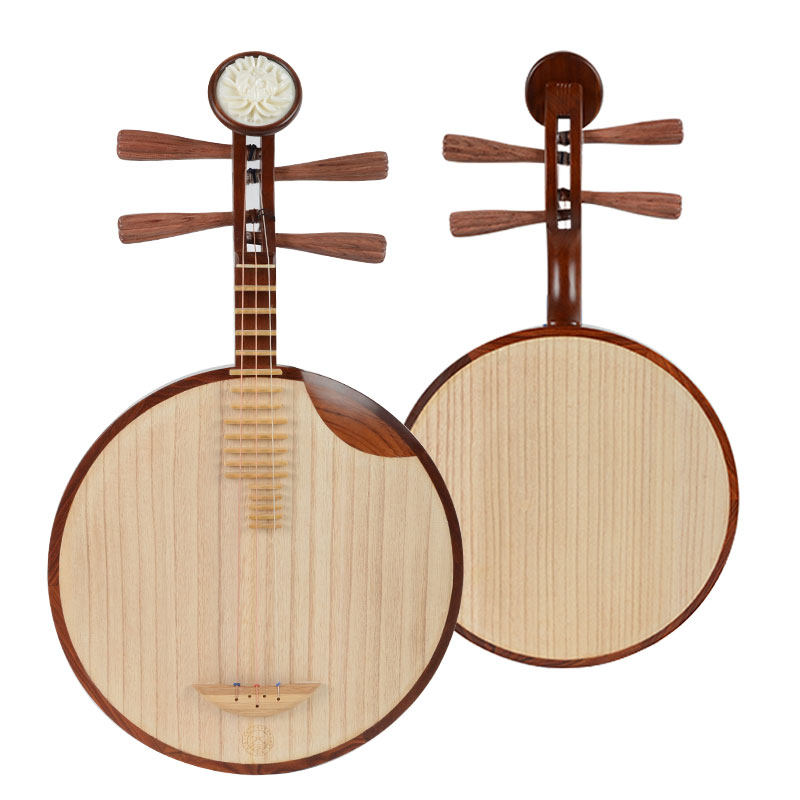 月琴北京星海8217黄檀木檀木民乐演奏专业级原月琴