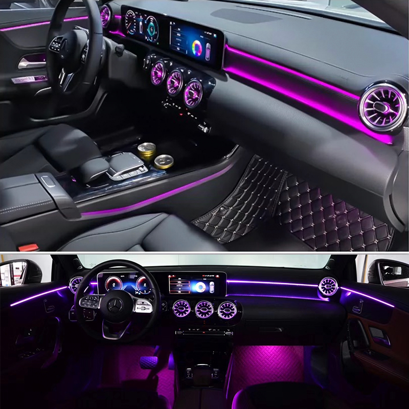 氛围奔驰glbgla180a200lgla180cla200b原厂风口改装汽车氛围灯